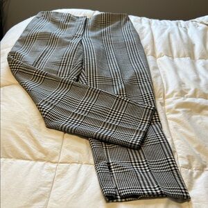 Black and White Plaid Pants